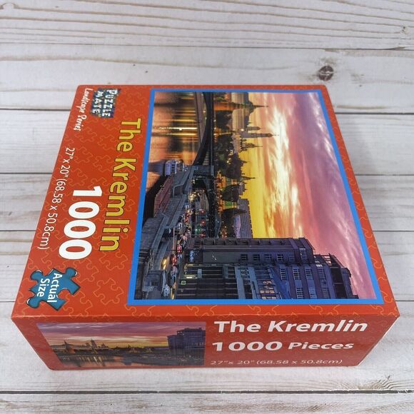 The Kremlin 1000 Piece Jigsaw Puzzle Mate Landscape Series NEW - Picture 9 of 9